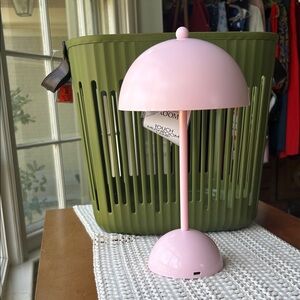 Mushroom LED Lamp Indoor Outdoor Lightweight Modern Decor Pretty in Pink Lamp
